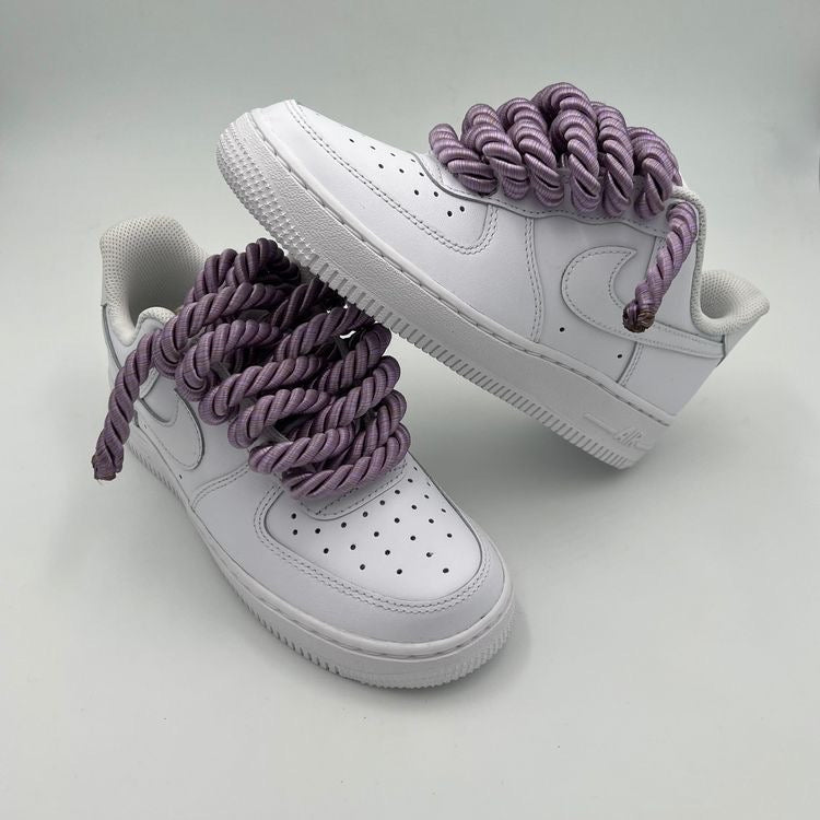 airforce 1 rope laces all white – my.ropez